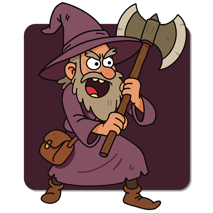 cadre de sorcier violet