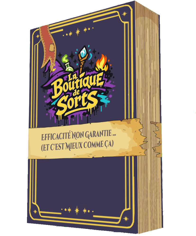 Boite prototype de La Boutique de Sorts