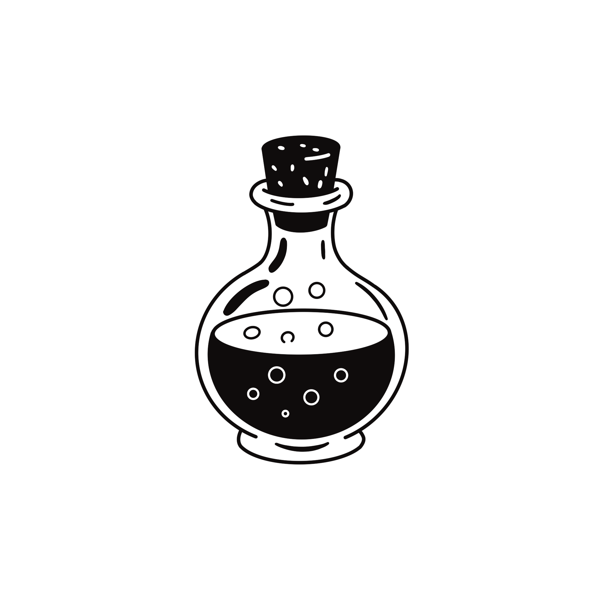 Motif de potions magiques